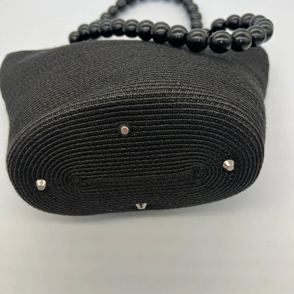 Classic talbots Black Beaded bag - Picture 4 of 7